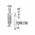 BUSHING REAR SHOCK ABSORBER (TAB-136) - Image 2