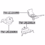 REAR ENGINE MOUNT URJ200/URJ202 (TM-UZJ200RR) - Image 2