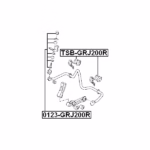 REAR STABILIZER BAR BUSH D25 (TSB-GRJ200R) - Image 2