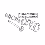 REAR WHEEL HUB LH (0182-LC200RLH) - Image 2