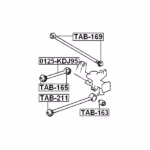 BUSHING REAR TRAILING ARM (TAB-165) - Image 2