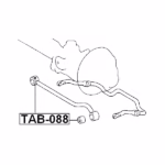 BUSHING FRONT TRANSVERSAL ROD(TAB-088) - Image 2