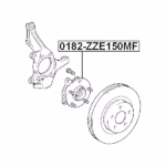 FRONT WHEEL HUB(0182-ZZE150MF) - Image 2